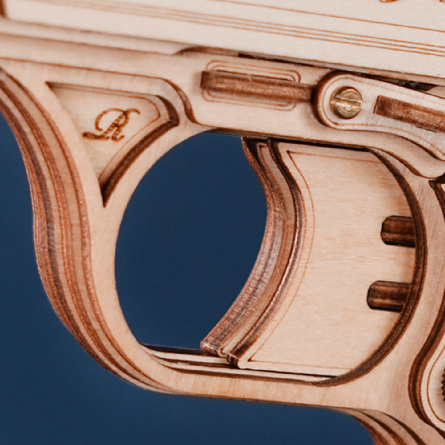 Rompecabezas de madera 3D: pistola elegante de época