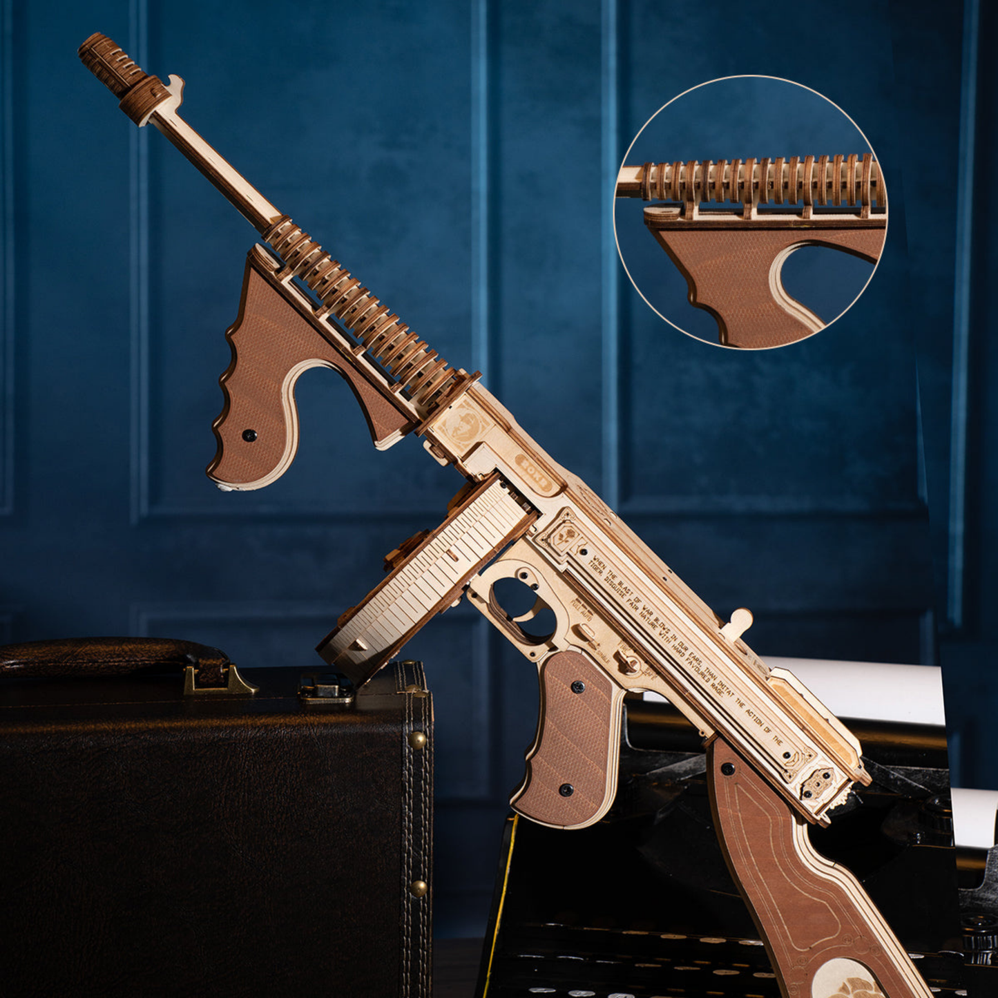 3D Wooden Puzzle - Legendary Thompson Submachine Gun