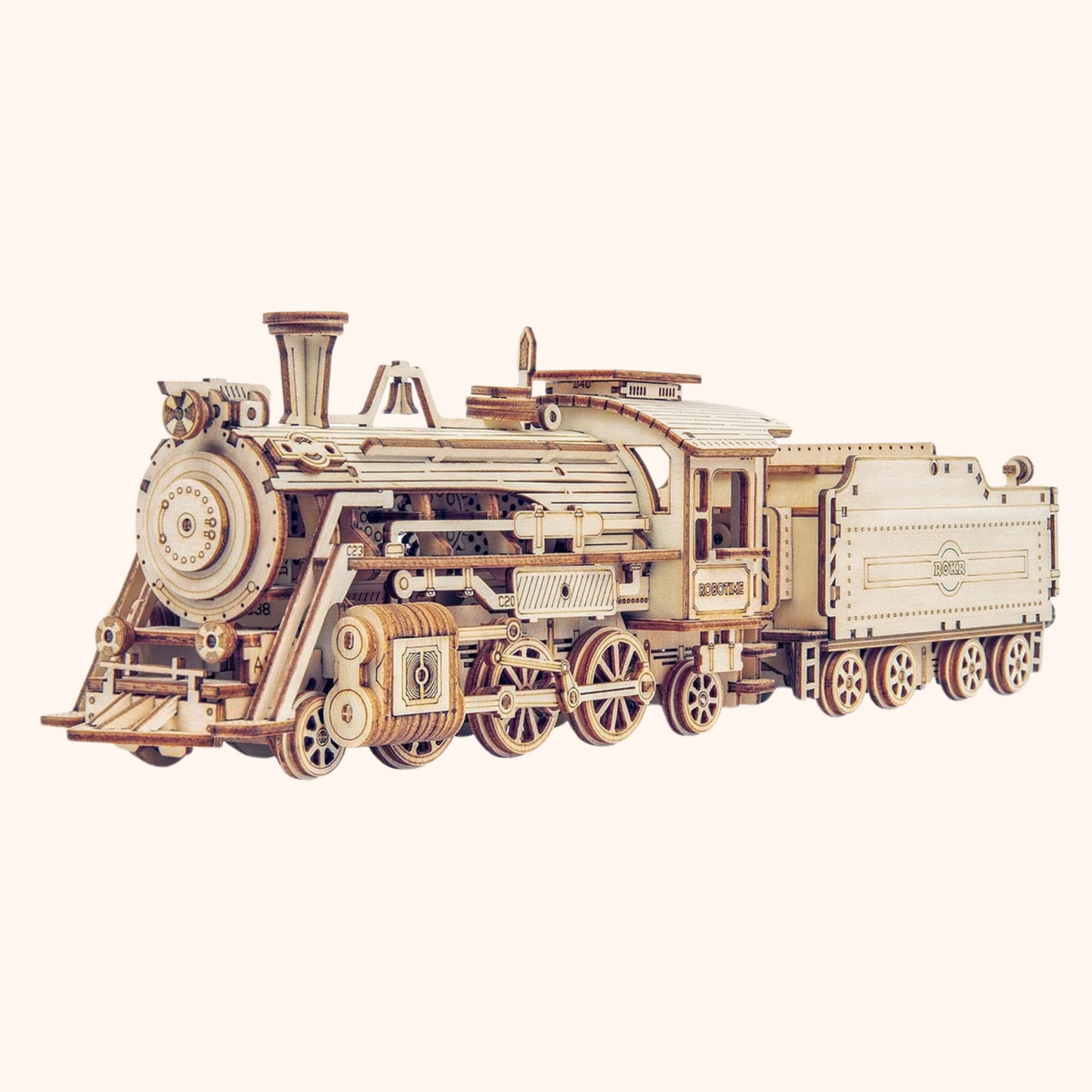 3D Wooden Puzzle - Steam Express Era Train