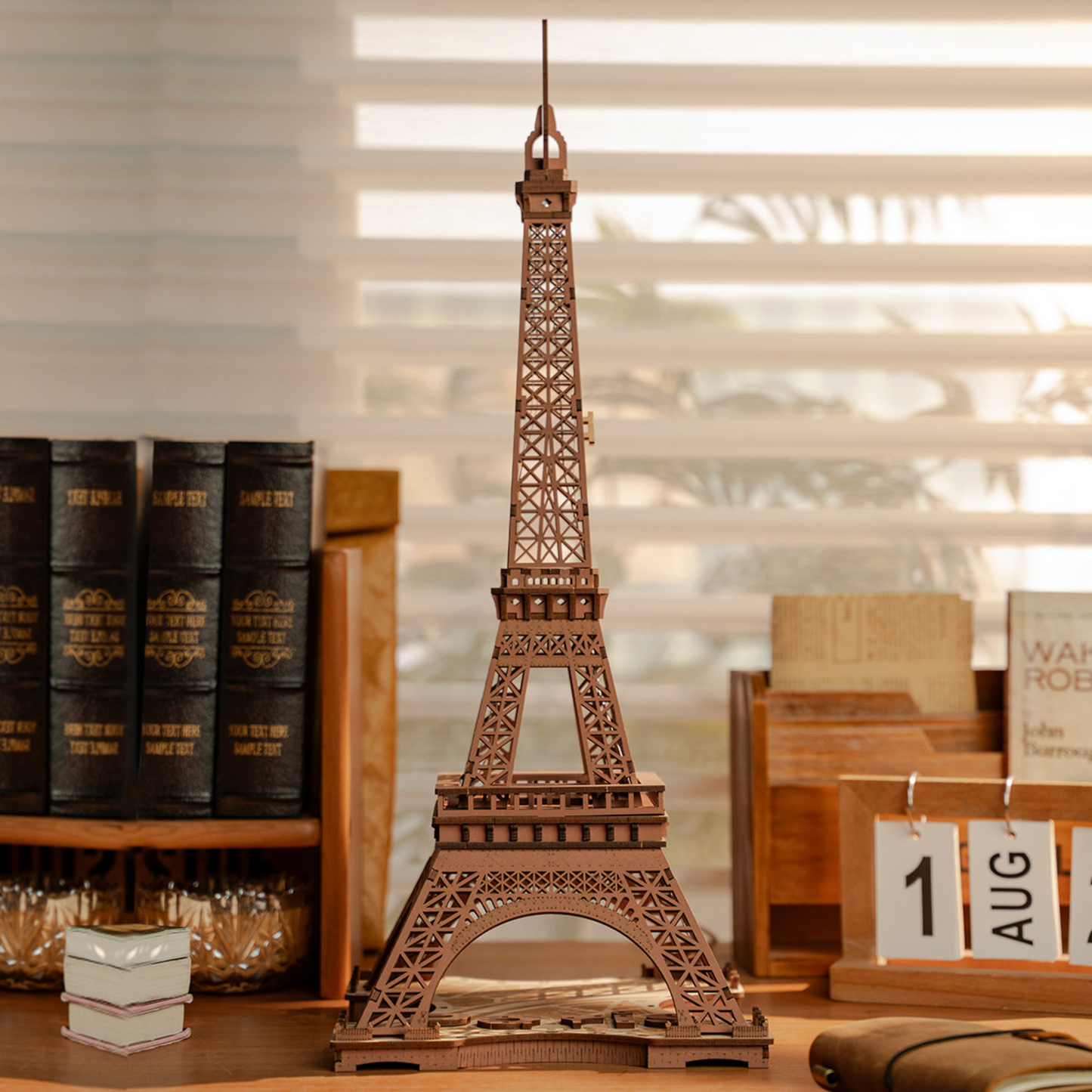 Rompecabezas de madera 3D - Exclusiva Torre Eiffel parisina