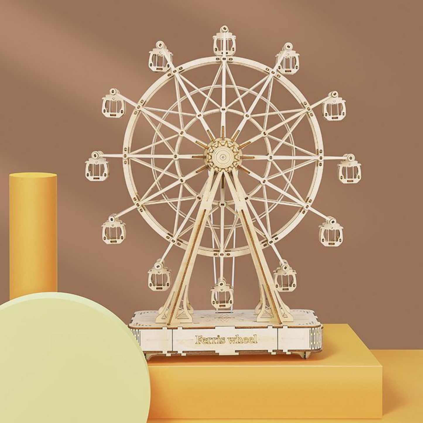 3D Wooden Puzzle - Fairground Nostalgia Ferris Wheel