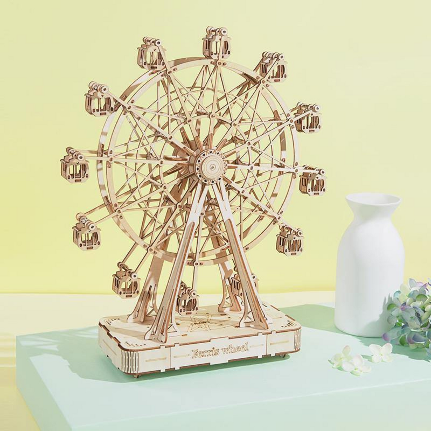 3D Wooden Puzzle - Fairground Nostalgia Ferris Wheel