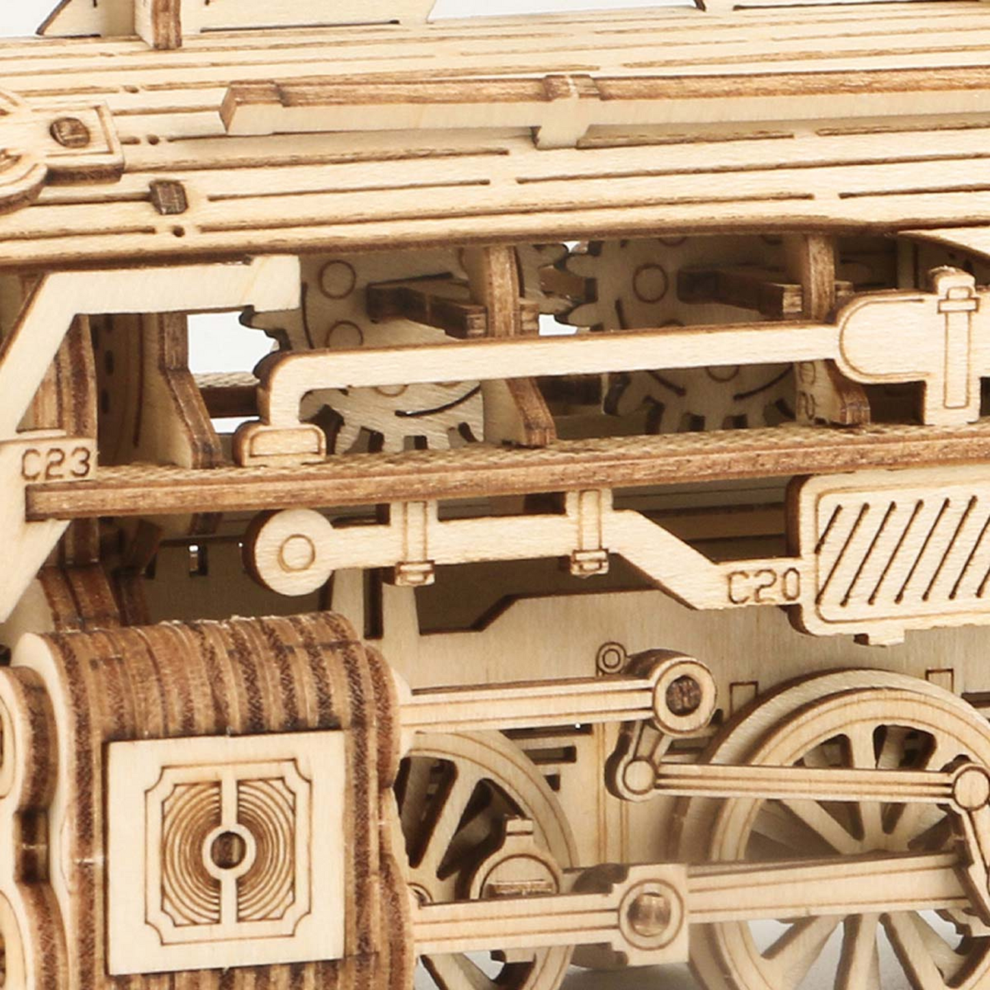 3D Wooden Puzzle - Steam Express Era Train