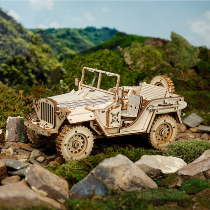 3D-Holzpuzzle – Jeep-All-Terrain-Abenteuer | Puzzle