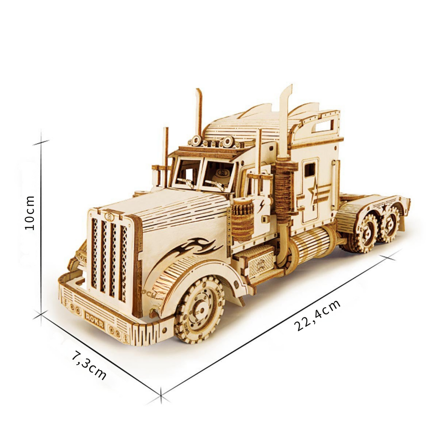 3D-Holzpuzzle - Retro Classic Heavy Truck | Puzzle 