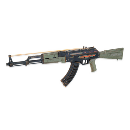 3D Wooden Puzzle - Iconic AK-47 Military Rifle