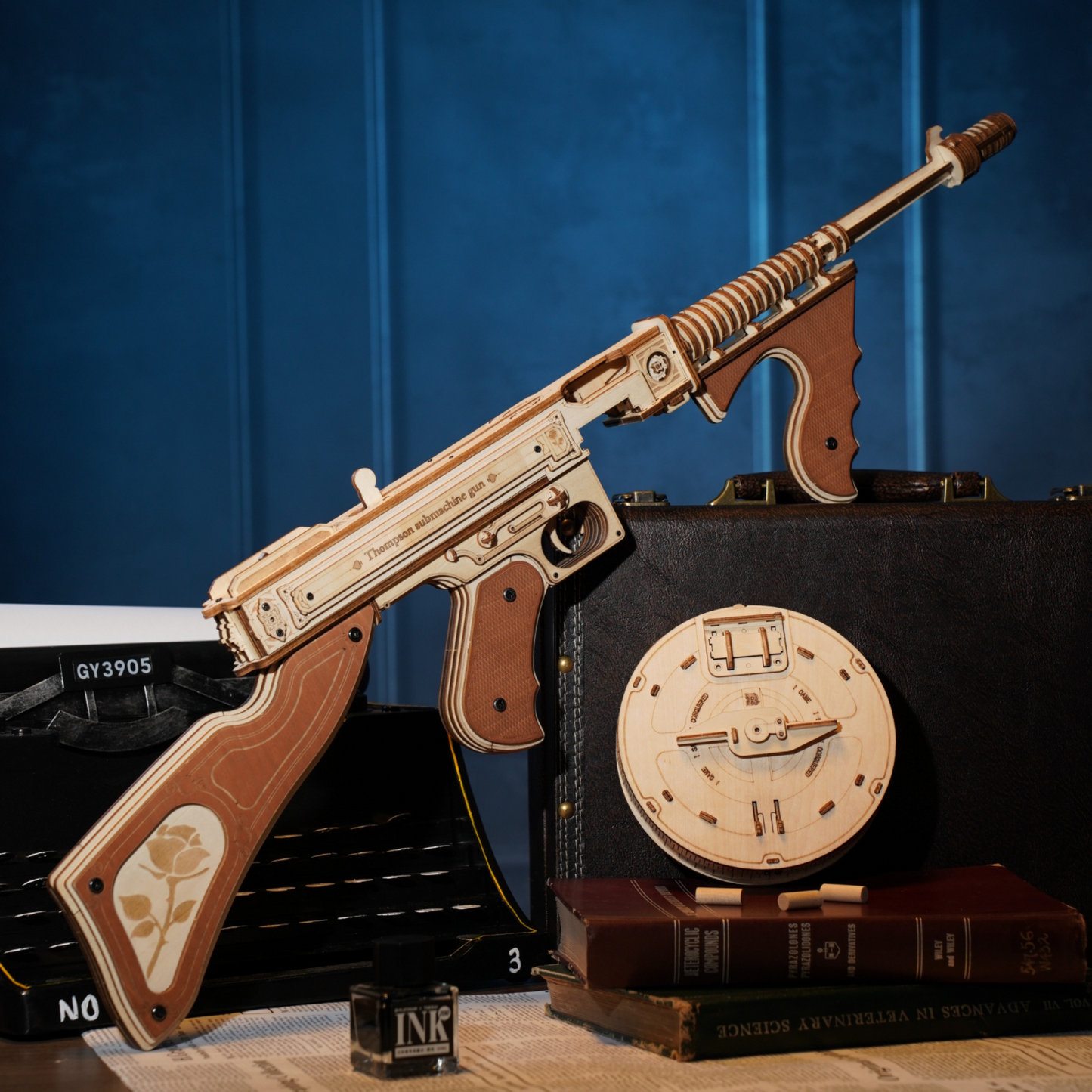 3D Wooden Puzzle - Legendary Thompson Submachine Gun