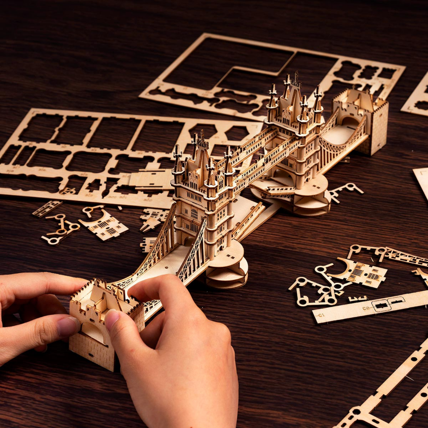 3D-Holzpuzzle – Majesty London Bridge | Puzzle 