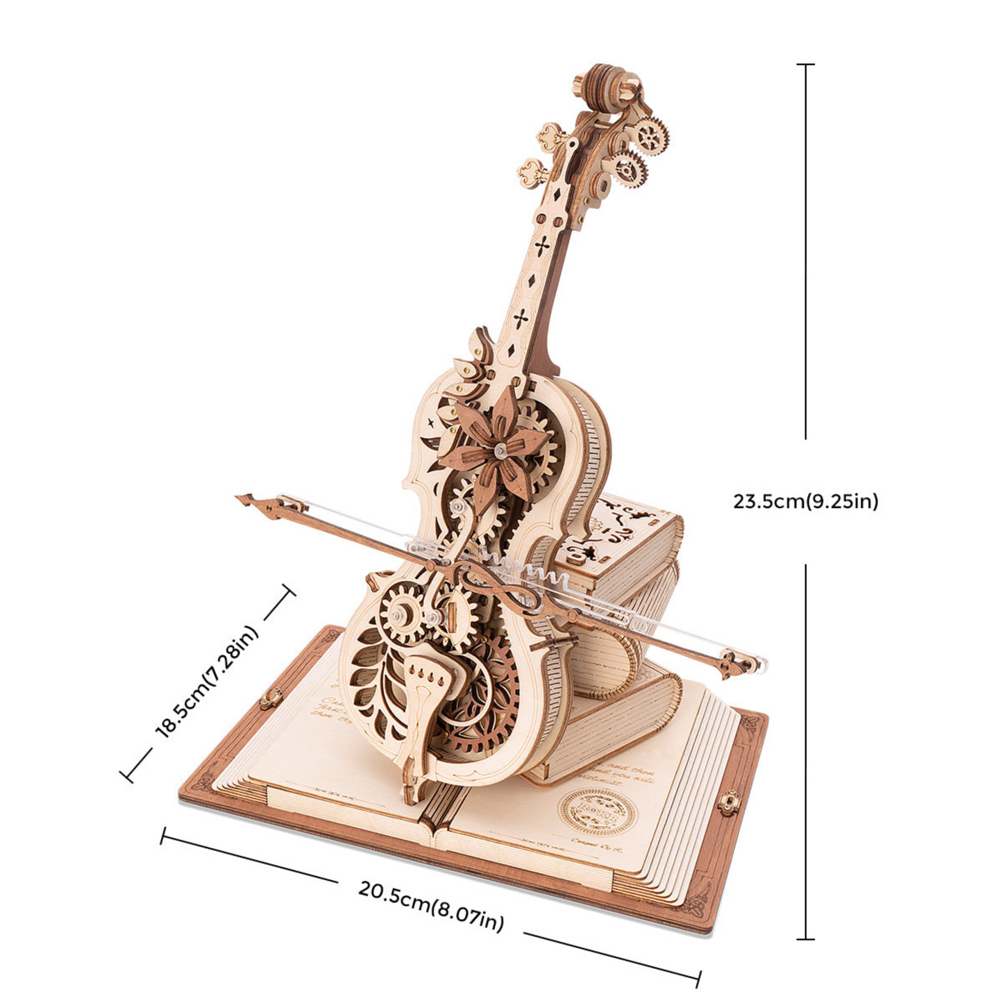 Rompecabezas de madera 3D: violín clásico maestro 