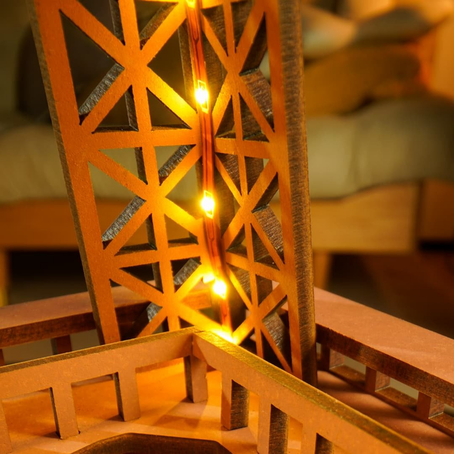 Rompecabezas de madera 3D - Exclusiva Torre Eiffel parisina