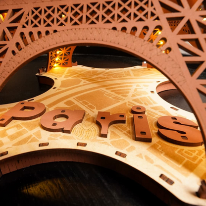 3D Wooden Puzzle - Exclusive Parisian Eiffel Tower